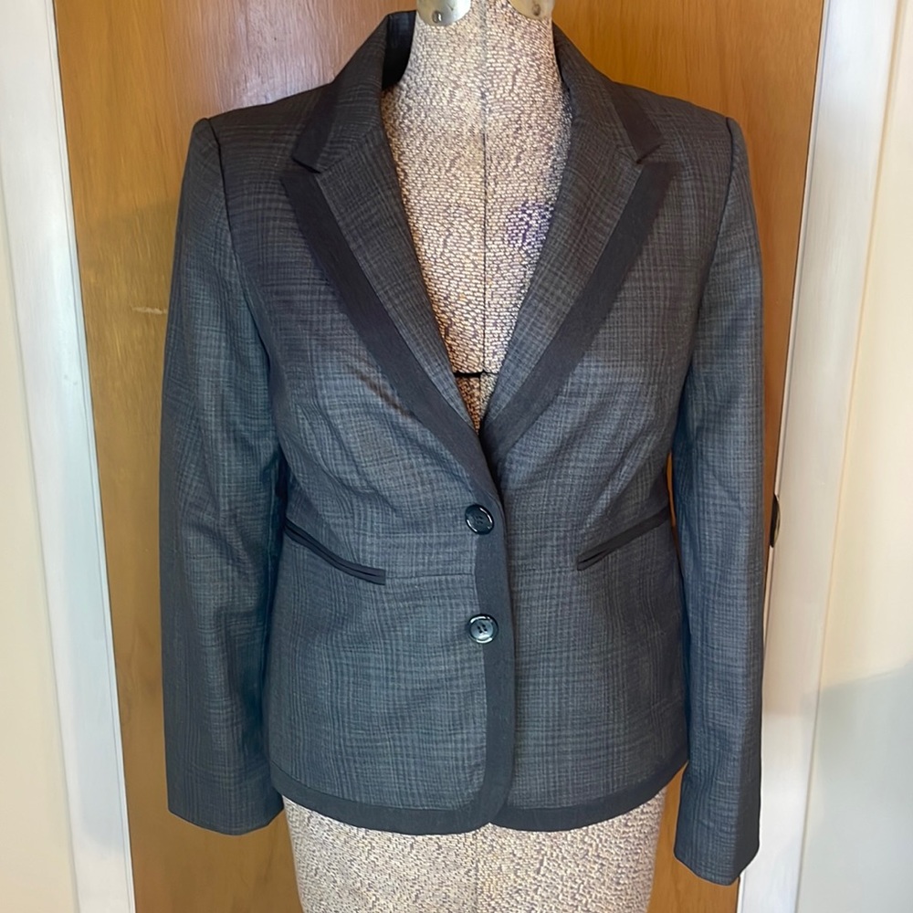 The Limited NWT Womens Small Two Toned Gray Blazer